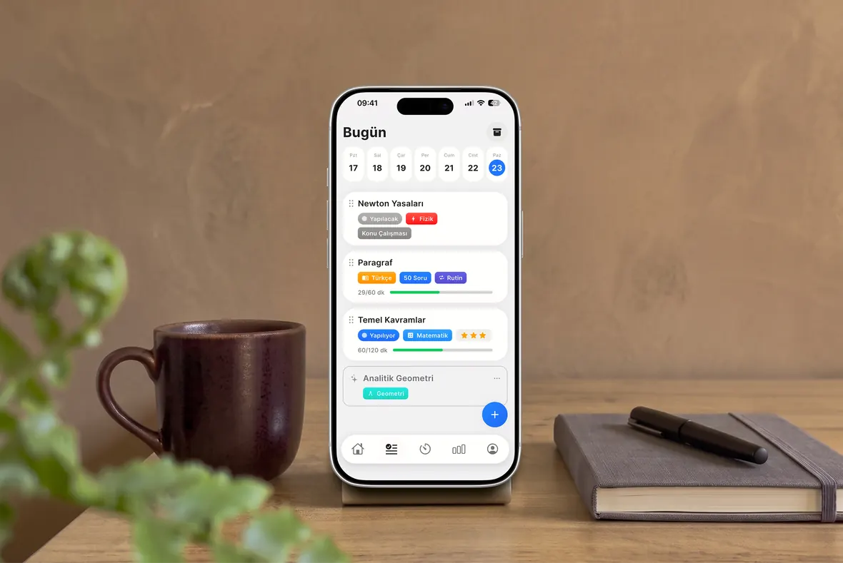 Derslio ders programı ekranı